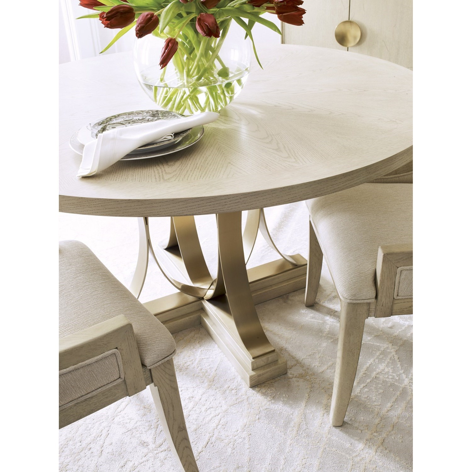 Living Trends Lenox Round Plaza Dining Table Sprintz Furniture